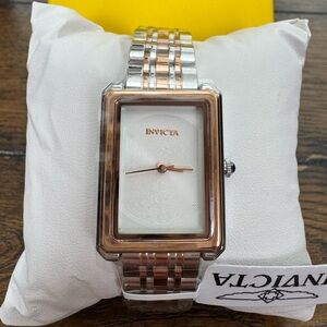 Invicta Two-Tone Silver and Rose Gold Watch brand new